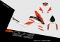 Preview: KTM Duke 125/390 2012 - 2016 | Decal Stock 2B | 2D view