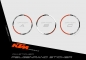 Preview: KTM Duke 790/890 | Dekor Stock 2B | Felgenrandaufkleber