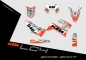 Preview: KTM Lc4 2005 - 2007 | Decal Stock 2A | 2D view