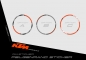 Preview: KTM Lc4 2005 - 2007 | Decal Stock 2A |  Rimsticker