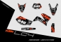 Preview: KTM Lc4 1999 - 2004 | Dekor Factory 3A | 2D-Ansicht