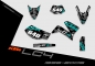 Preview: KTM Lc4 1999 - 2004 | Dekor Factory 3B | 2D-Ansicht