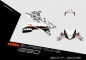 Preview: KTM Superduke 1290 2017 - 2019 | Decal Stock 2A | 2D view
