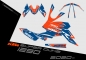 Preview: KTM Superduke 1290 ab 2020 | Dekor Factory 1B | 2D-Ansicht