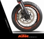 Preview: KTM 125 Felgenrandaufkleber | Stock 3