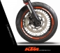 Preview: KTM 1290 Felgenrandaufkleber | Stock 3