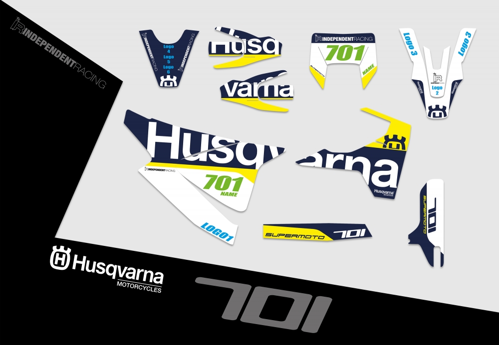 Husqvarna 701 SM | Decal Factory 2A | 2D view