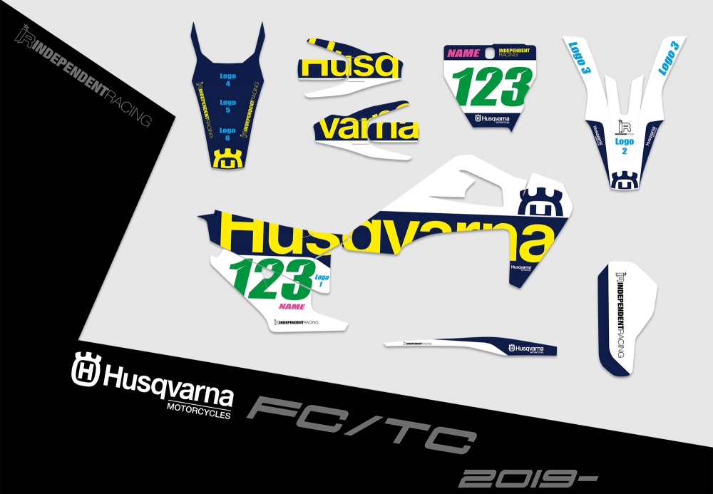 Husqvarna FC-TC ab 2019 | Dekor Factory 2A | 2D-Ansicht