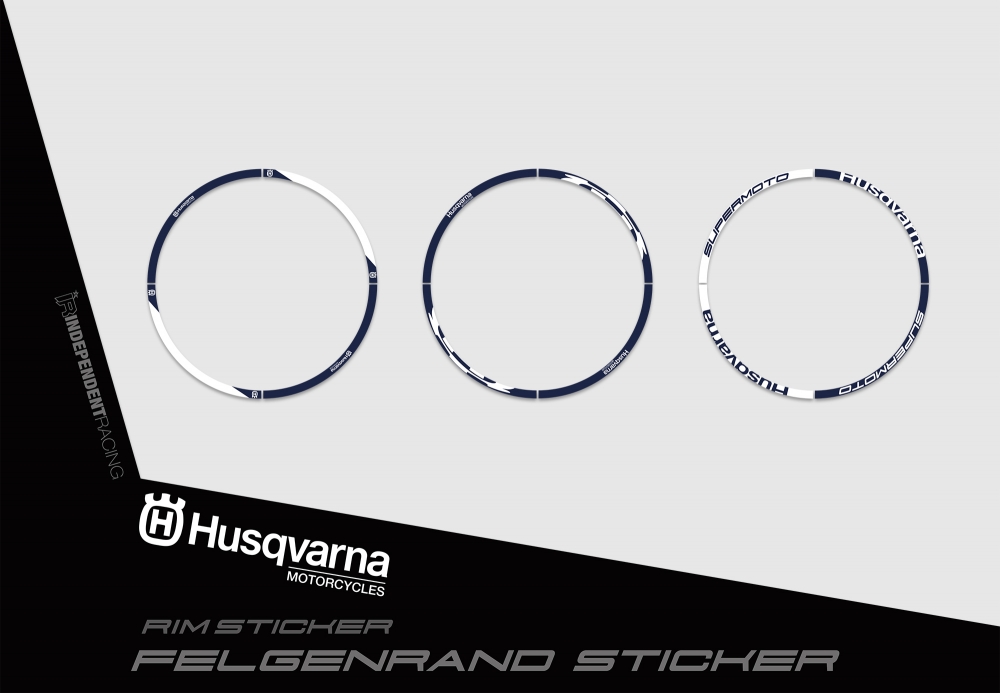 Husqvarna FS 450 2016 - 2018 | Decal Stock 2B |  Rimsticker