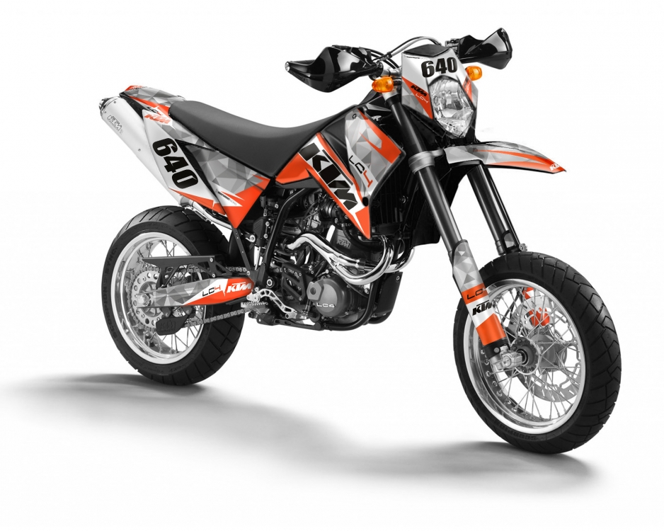 KTM Lc4 2005 - 2007 | Decal Stock 2A