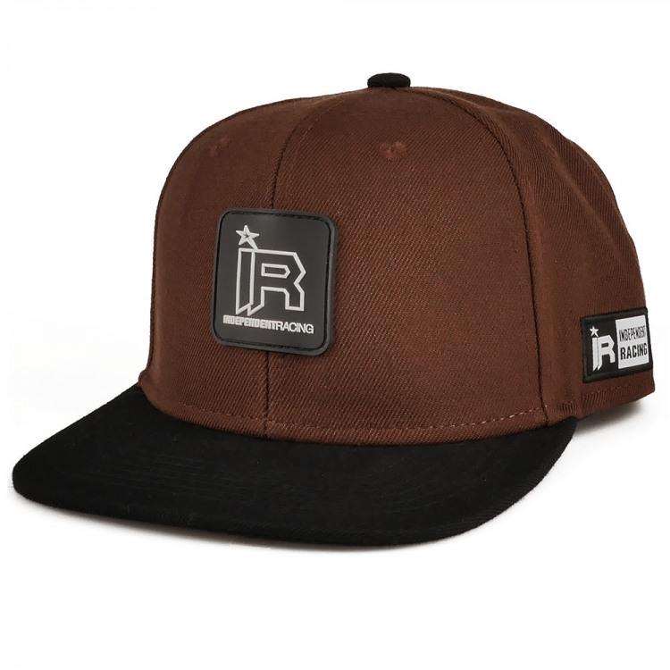 Snapback Cap "SQUARE" brown-black