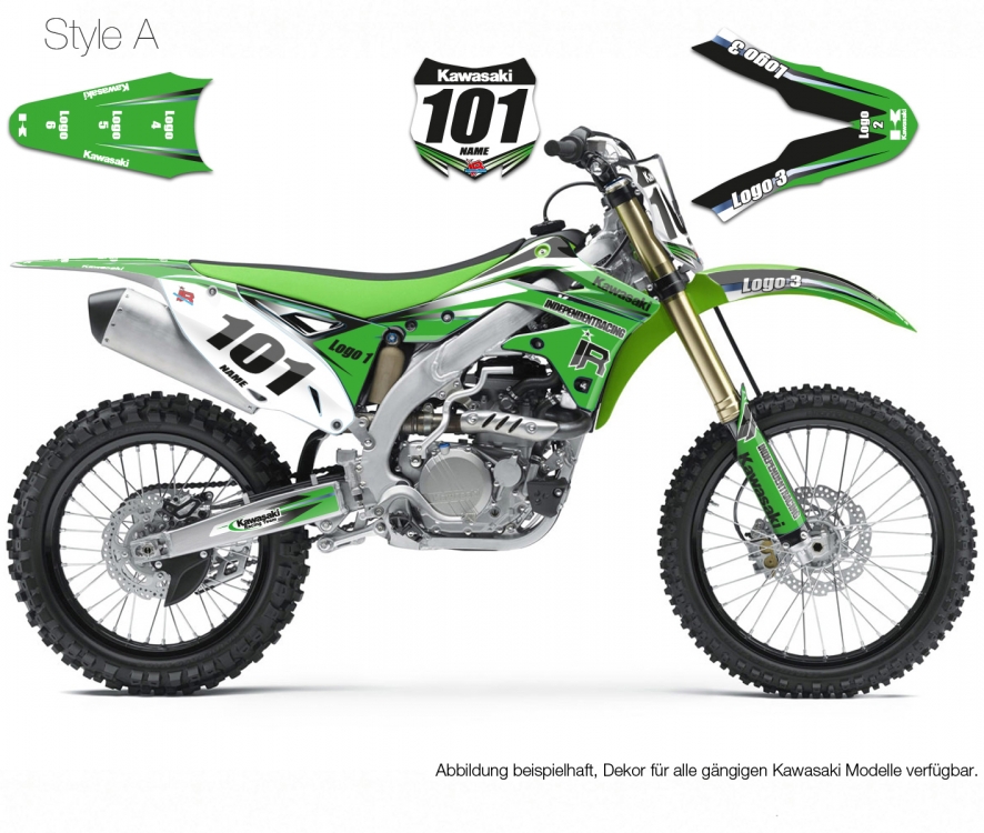 Motocross Decal Kawasaki Factory2