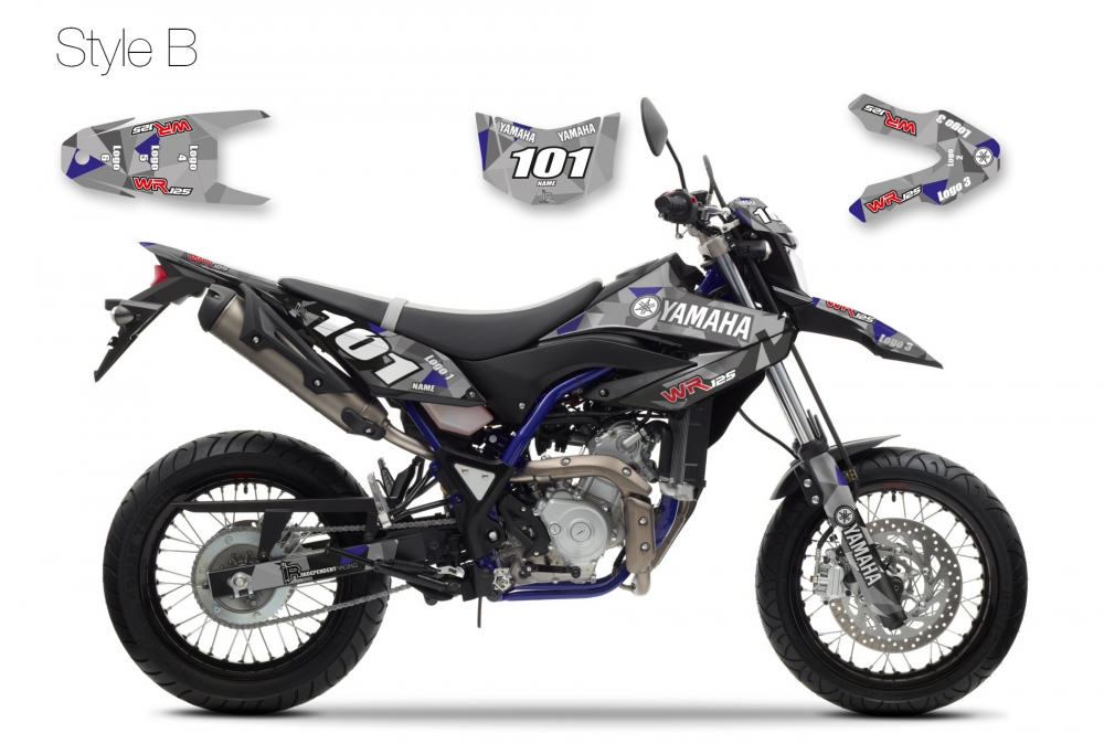 Decal Yamaha WR125 Factory2 B