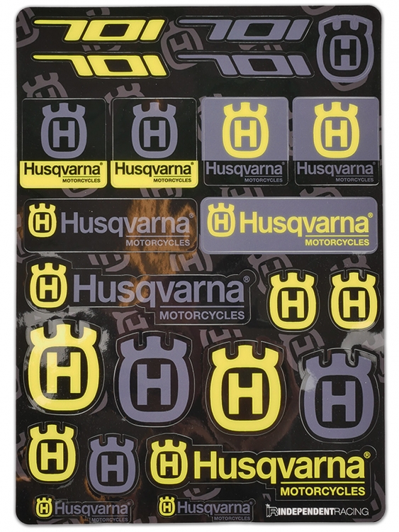 Huqvarna Stickerset | sticker sheet