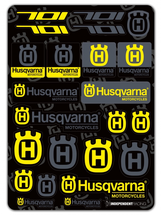 Huqvarna Stickerset | sticker sheet