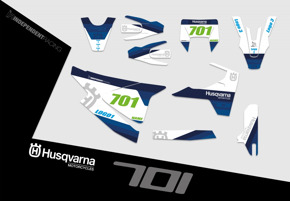 Husqvarna 701 SM | Decal Factory 1A | 2D view