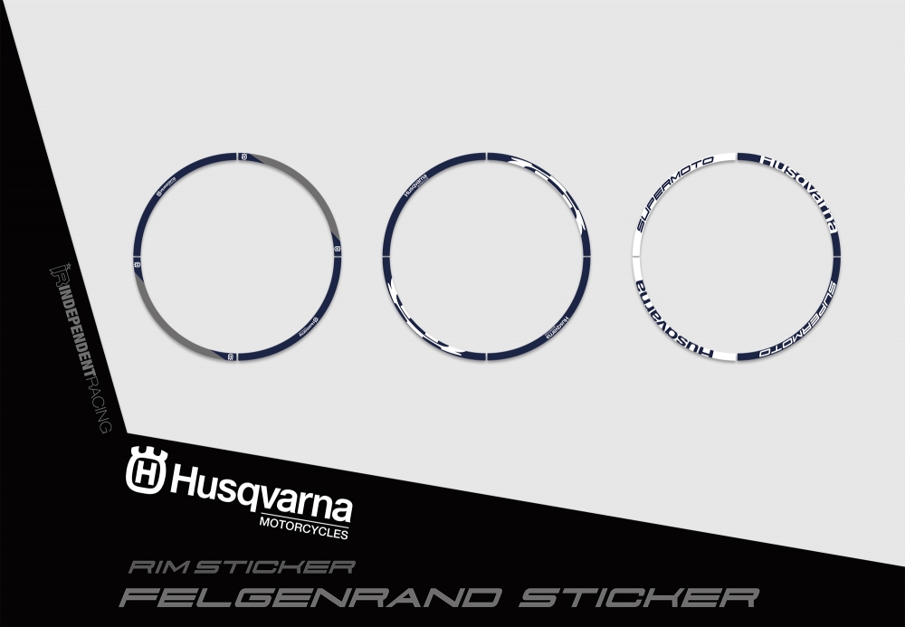 Husqvarna FS 450 2016 - 2018 | Decal Factory 1A |  Rimsticker