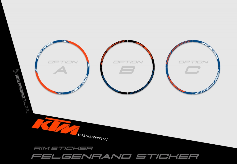 KTM Superduke 1290 from 2020 | Decal Factory 3B |  Rimsticker