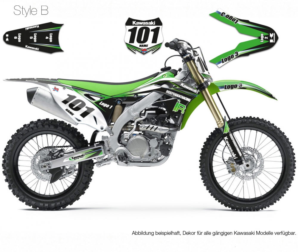 Motocross Decal Kawasaki Factory2